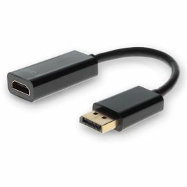 8IN ADAPTER CABLE DISPLAYPORT TO HDMI BLACK ADAPTER