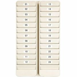 PYRAMID 500-24 24 POCKET BADGE RACK
