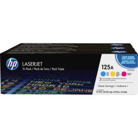 125A TRI-PACK COLOR CARTRIDGE FOR LASERJET