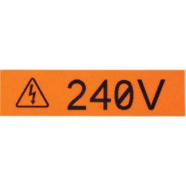 P1 CASS TAPE VINYL 0.50INX25FT YLW BLK