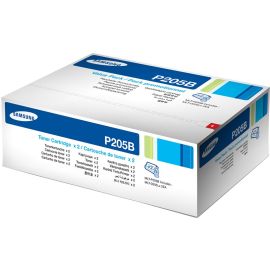 2PK BLACK TONER CARTRIDGE FOR SAMSUNG MLT-P205B