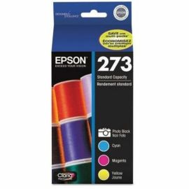 Epson Claria 273 Original Standard Yield Inkjet Ink Cartridge - Multi-pack - Cyan, Magenta, Yellow, Black - 1 Each