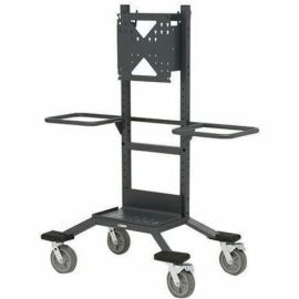 EXPLORER DISPLAY CART STORM BLUE/SUPPORTS UP TO 86IN 200 LBS