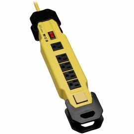 Tripp Lite by Eaton Power It! 6-Outlet Safety Power Strip 9 ft. (2.74 m) Cord & Clip Hang Holes Safety Covers GFCI Plug