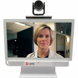 POLY EDUCART SYSTEM G7500 WITH EAGLEEYEIV 12X AND SPEAKERS WITH CART (ABA)
