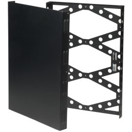 1U COVERED VERTICAL WALL MOUNT RACK