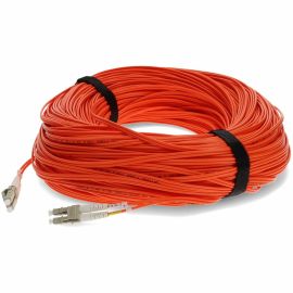 ADDON 75M LC TO LC ORANGE OM1 DUPLEX OFNR (RISER-RATED) MMF FIBER PATCH CABLE