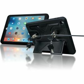 CTA Digital Rugged Security Case with Kickstand and Anti-Theft Cable for iPad Pro 9.7, iPad (Gen. 5-6), and iPad Air (Gen. 1-2)