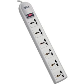 Tripp Lite by Eaton Protect It! 230V 6-Universal Outlet Surge Protector 1.8M Cord German/French Plug 750 Joules