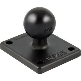 RAM 2IN X 1.7IN BASE WITH 1IN BALL THAT CONTAINS THE UNIVERSAL AMPS HOLE PATTERN