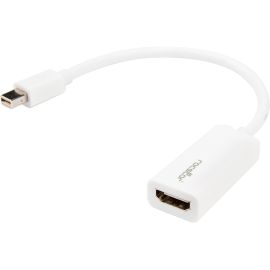 Rocstor Premium 8in / 20cm Mini DisplayPort to HDMI 4K Audio / Video Converter - mDP 1.2 to HDMI Active Adapter for MacBook Air / MacBook Pro - 4K @ 30 Hz - White - HDMI/Mini DisplayPort for Audio/Video Device, MacBook Pro, MacBoo