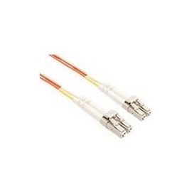 1 METER LC-LC OM1 1GIG FIBER OPTIC CABLE, ORANGE, OFNR, 62.5/125 FIBER, MULTIMOD