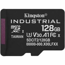 128GB MICROSDXC INDUSTRIAL C10 A1 PSLC CARD SINGLE PACK W/O