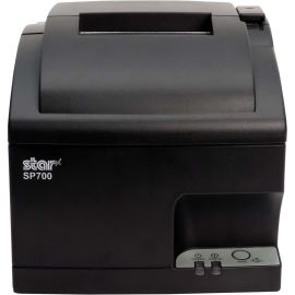 Star Micronics SP700 Impact Printer - Ethernet/CloudPRNT/USB/Two Peripheral USB, Cutter, Internal Power Supply, Gray