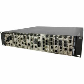 Transition Networks 19-Slot Chassis for the ION Platform DC Powered