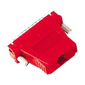 Black Box Modular Adapter Kit - DB25 Male to RJ45 Female, Red