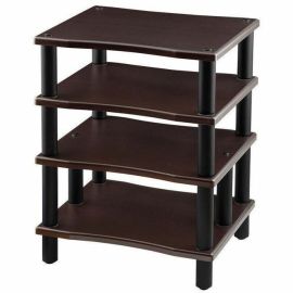 MONOLITH BY MONOPRICE 4 TIER AUDIO STAND XL  ESPRESSO