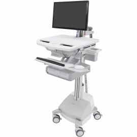 Ergotron StyleView Cart with LCD Arm, SLA Powered, 2 Drawer (2x1)