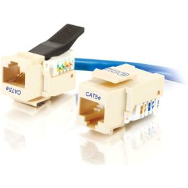 CAT5E TOOLESS KEYSTONE WO PCB IVORY TAA