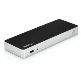 StarTech.com Dual Monitor USB C Docking Station w/ 60W Power Delivery - USB 3.1 Gen 1 Type C to HDMI or DVI - 5x USB - Windows Laptop Dock