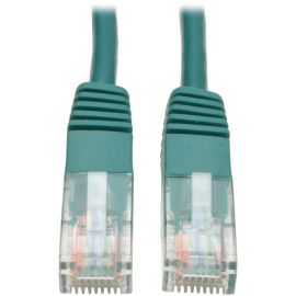 10FT CAT5E GREEN PATCH CABLE CAT5 MOLDED RJ45 M/M 350MHZ PVC UTP