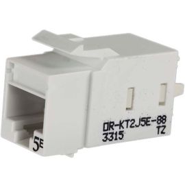 KT2 KEYSTONE CAT5E JACK WHITE