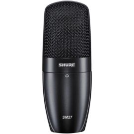 Shure SM27-SC Rugged Wired Condenser Microphone - Black