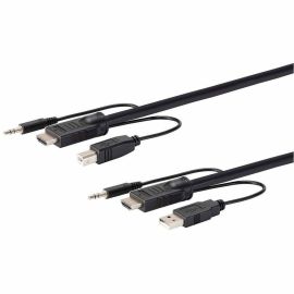 MONOPRICE SWITCH SERIES HDMI USB 3.5MM AUDIO COMBO CABLE FOR KVM SWITCHES 10FT