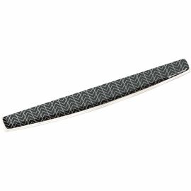 Fellowes Photo Gel Keyboard Wrist Rest with Microban - Black Chevron