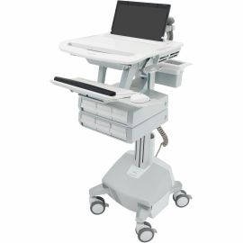 Ergotron StyleView Laptop Cart, LiFe Powered, 6 Drawers