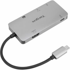 Targus USB-C Multi-Port Single Video Adapter and Card Reader with 100W PD Pass-Thru