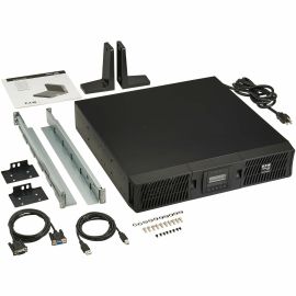 Eaton Tripp Lite Series SmartOnline 750VA 675W 120V Double-Conversion Sine Wave UPS - 8 Outlets, Extended Run, Network Card Option, LCD, USB, DB9, 2U Rack/Tower Battery Backup