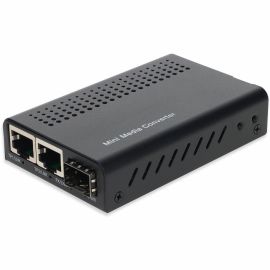 1GBS 2RJ-45 TO 1 SFP PORT MINI MEDIA CONVERTER