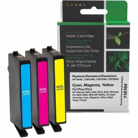 CLOVER IMAGING REMANUFACTURED HIGH YIELD CYAN MAGENTA YELLOW INK CARTRIDGES FOR