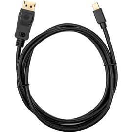 Rocstor premium 6ft (2m) Mini DisplayPort 1.2v to DisplayPort Cable M/M - 4K - mini DisplayPort to Displayport for Ultrabook, Projector, Desktop Computer DisplayPort supports 4Kx2K Resolution at 60Hz - 6 ft Mini DP to DP Cable - 6