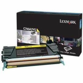 Lexmark Standard Yield Laser Toner Cartridge - Yellow - 1 / Pack