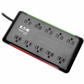 Tripp Lite by Eaton Protect It! 10-Outlet Surge Protector, 6 ft. Cord, 2880 Joules, Black Housing