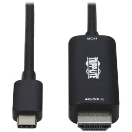 Tripp Lite by Eaton USB-C to HDMI Active Adapter Cable (M/M) 4K 60 Hz HDR HDCP 2.2 DP 1.2 Alt Mode Black 3 ft. (0.9 m)