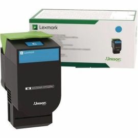 Lexmark Original Laser Toner Cartridge - Cyan - 1 Each