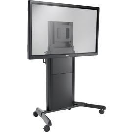 Chief X-Large Electric Height Adjustable Mobile TV Cart - For Flat Panel Displays - Black
