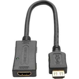 Tripp Lite by Eaton HDMI Signal Booster / Extender Cable 1920 x 1200 (1080p) 24Hz Up to 150 ft. (45 m) (HDMI M/F) 1 ft TAA