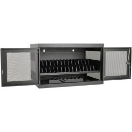 Tripp Lite by Eaton Multi-Device Charging Station 16 AC Outlets Chromebooks and Laptops Wall-Mount and Cart Options Black