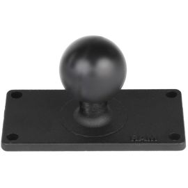 RAM C SIZE 1.5I BALL ON RECTANGULAR PLATE WITH 1.5I X 3.5I 4-HOLE PATTERN