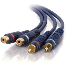 EXTENSION CABLE - RCA LEFT CONNECTOR - MALE LEFT GENDER - RCA RIGHT CONNECTOR