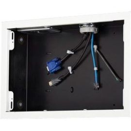 Chief Proximity In-Wall Storage Box with Flange - White