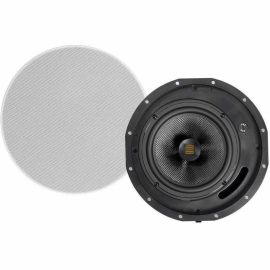 MONOPRICE AMBER CEILING SPEAKERS 8-INCH 2-WAY CARBON FIBER WITH RIBBON TWEETER (