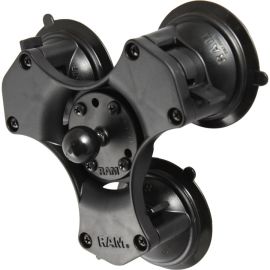 RAM TRIPLE SUCTION CUP BASE WITH 1 DIA. BALL