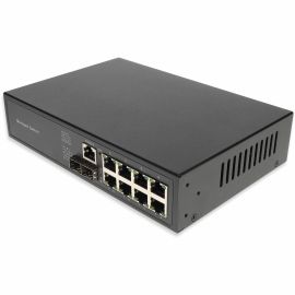 1GBS 8 RJ-45 TO 2 SFP PORT INDUSTRIAL MEDIA CONVERTER