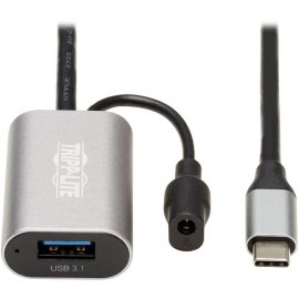 Tripp Lite by Eaton USB 3.2 Gen 1 Active Extension Cable - USB-C to USB-A (M/F) 5 Gbps Data Only 5 m (16.4 ft.)