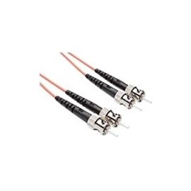 UNC 02M ST TO ST OM2 1GB FIBER OPTIC CABLE, ORANGE, OFNR, 50/125 MULTIMODE DUPLE